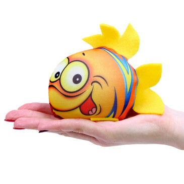 Игрушка, растущая в воде. Оранжевая рыбка Штучки к которым тянутся ручки, 11х10 