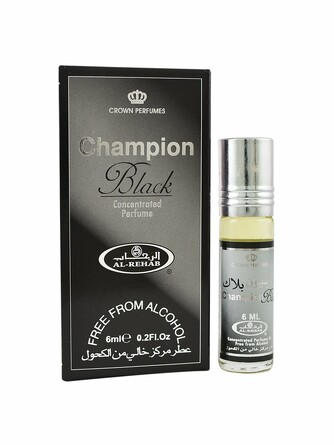 Масляные духи (ролик) For Man Champion Black, 6 мл Al Rehab