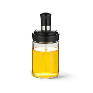 Бутылочка для масла 250 мл с силиконовой кисточкой (стекло) Fissman