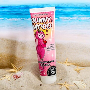 Солнцезащитный крем Sunny Mood, 100 мл (SPF 50) Beauty Fox