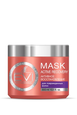 Профессиональная маска Активное восстановление для поврежденных волос 300 мл EVI professional
