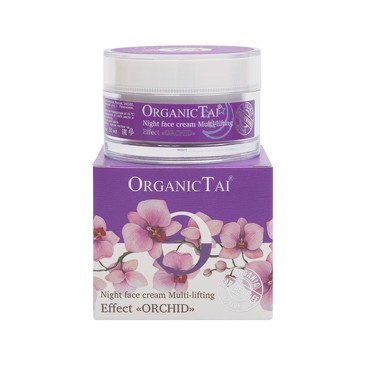 Ночной крем для лица Мульти-лифтинг эффект Орхидея 50 мл Organic Tai
