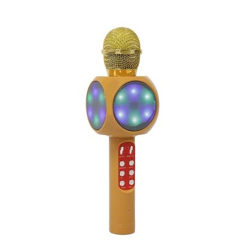 Микрофон для караоке, Bluetooth колонка, 1800 мАч, LED Luazon Home