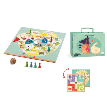 Комплект настольных игр Людо и Ко Djeco