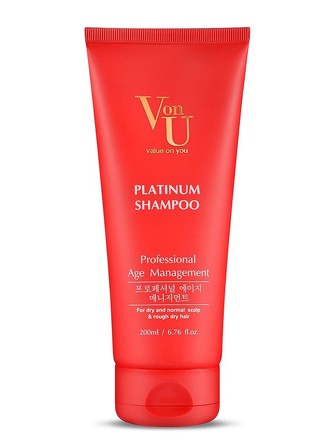 Шампунь для волос с платиной Platinum Shampoo, 200 мл Von-U