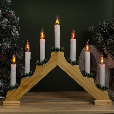 Фигура Горка рождественская дерево, 7 свечей Luazon Lighting