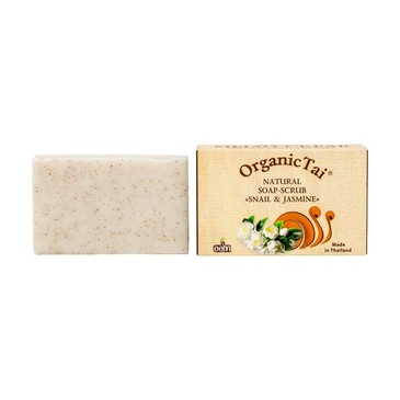 Натуральное мыло-скраб Экстракт Улитки и Жасмин, 100 г Organic Tai