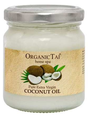 Чистое кокосовое масло холодного отжима, 200 мл Organic Tai
