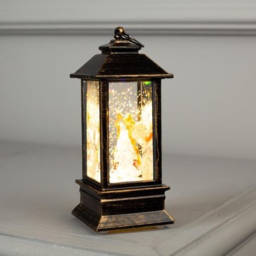 Фигура световая Ангел в бронзовом фонарике, 1 LED Luazon Lighting