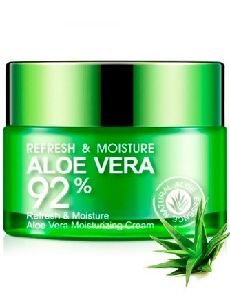 Освежающий и увлажняющий крем-гель для лица и шеи Aloe Vera BioAqua