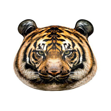 Антистрессовая подушка Тигр плюшка Штучки к которым тянутся ручки, 20х23х10