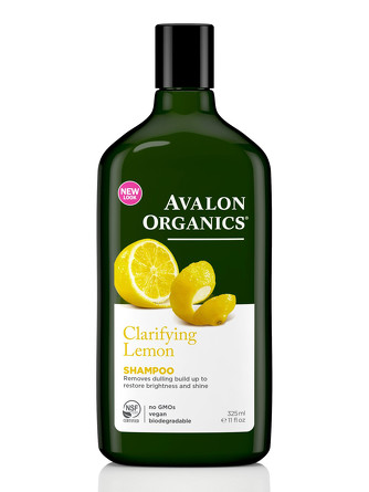 Лимонный шампунь для здорового блеска волос 325мл Avalon Organics