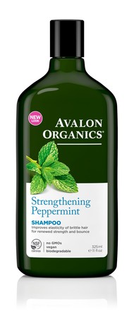 Укрепляющий шампунь с маслом Мяты 325мл Avalon Organics