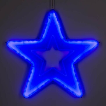 Фигура уличная Звезда синяя Luazon Lighting