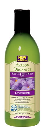 Гель для ванны и душа с маслом Лаванда 355мл Avalon Organics