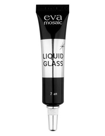Прозрачный кристаллический гель для губ и век Liquid Glass Жидкое стекло Eva Mosaic
